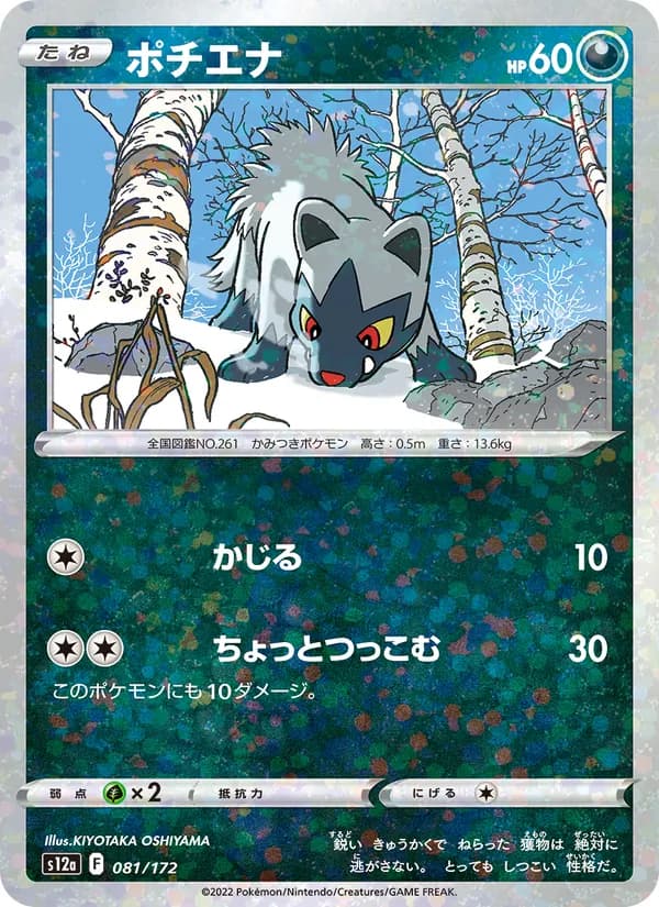 Poochyena, kortbilde fra TCGdex