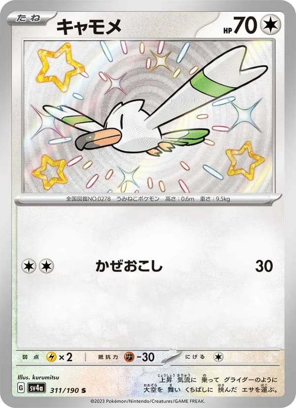 Wingull, kortbilde fra TCGdex