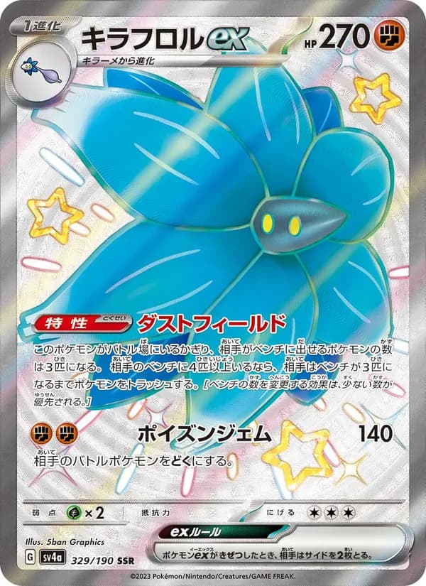 Glimmora ex, kortbilde fra TCGdex