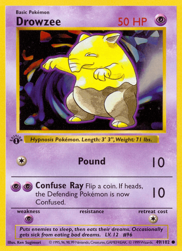 Drowzee, kortbilde fra pokemontcg.io