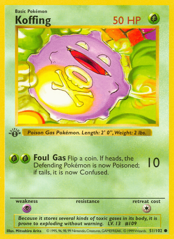 Koffing, kortbilde fra pokemontcg.io