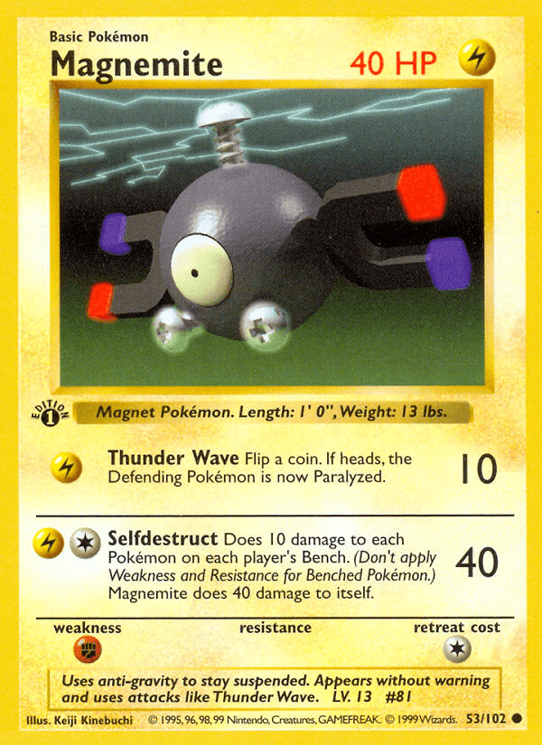 Magnemite, kortbilde fra pokemontcg.io