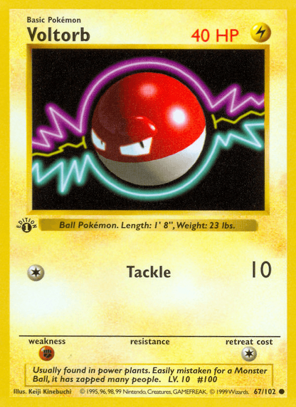 Voltorb, kortbilde fra pokemontcg.io