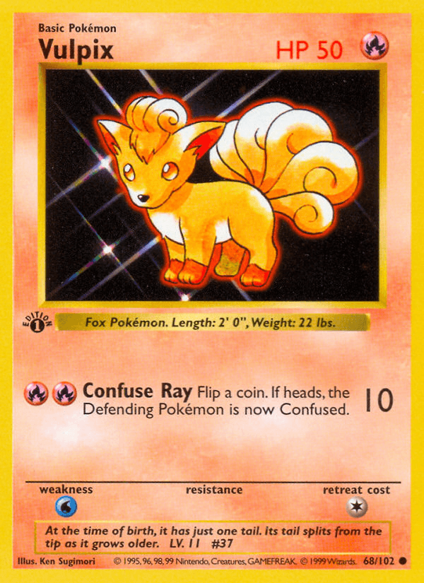 Vulpix, kortbilde fra pokemontcg.io