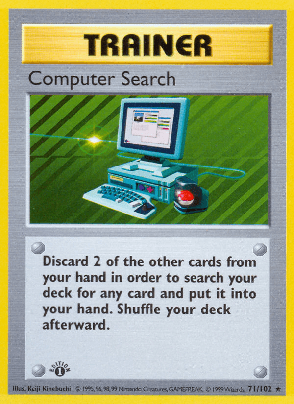 Computer Search, kortbilde fra pokemontcg.io