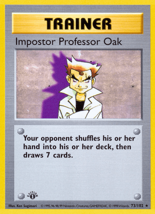Impostor Professor Oak, kortbilde fra pokemontcg.io