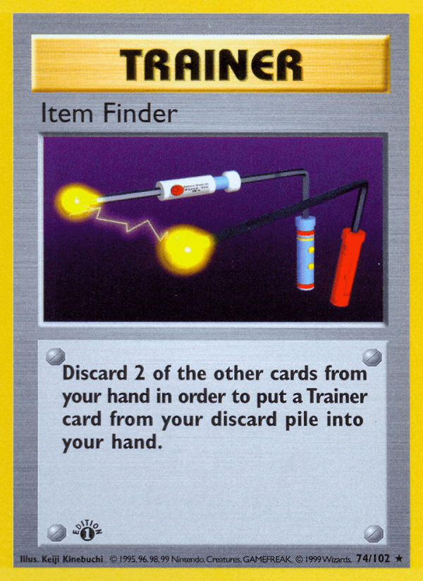 Item Finder, kortbilde fra pokemontcg.io