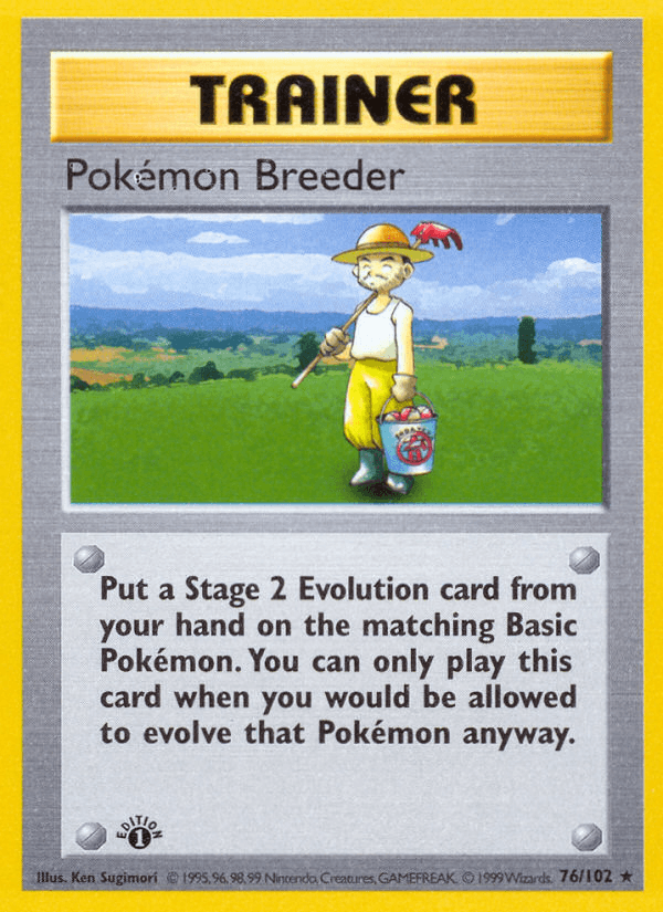Pokémon Breeder, kortbilde fra pokemontcg.io
