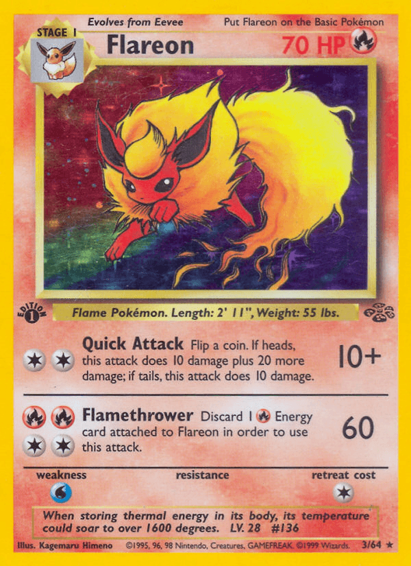 Flareon, kortbilde fra pokemontcg.io
