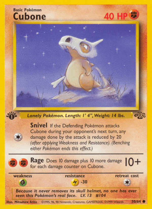 Cubone, kortbilde fra pokemontcg.io