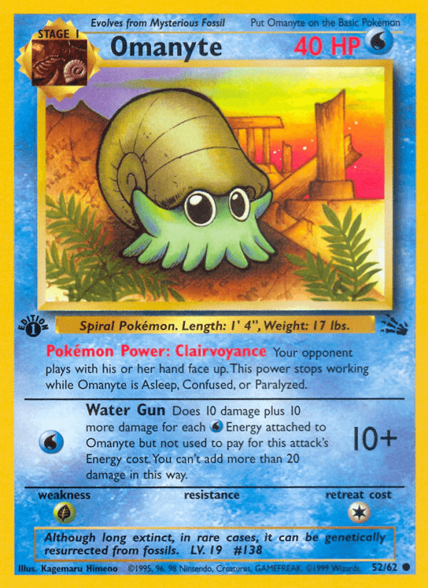 Omanyte, kortbilde fra pokemontcg.io