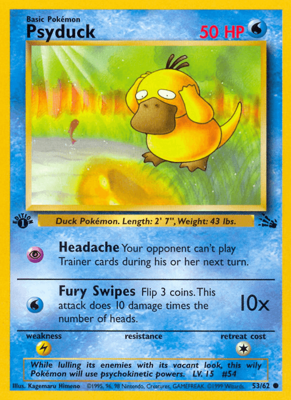 Psyduck, kortbilde fra pokemontcg.io