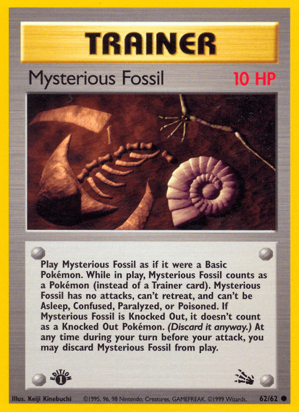 Mysterious Fossil, kortbilde fra pokemontcg.io