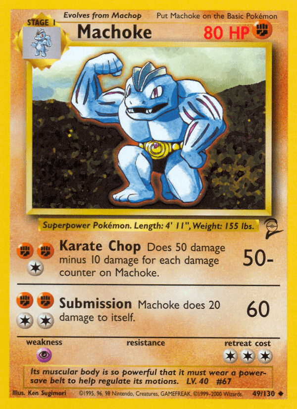 Machoke, kortbilde fra pokemontcg.io