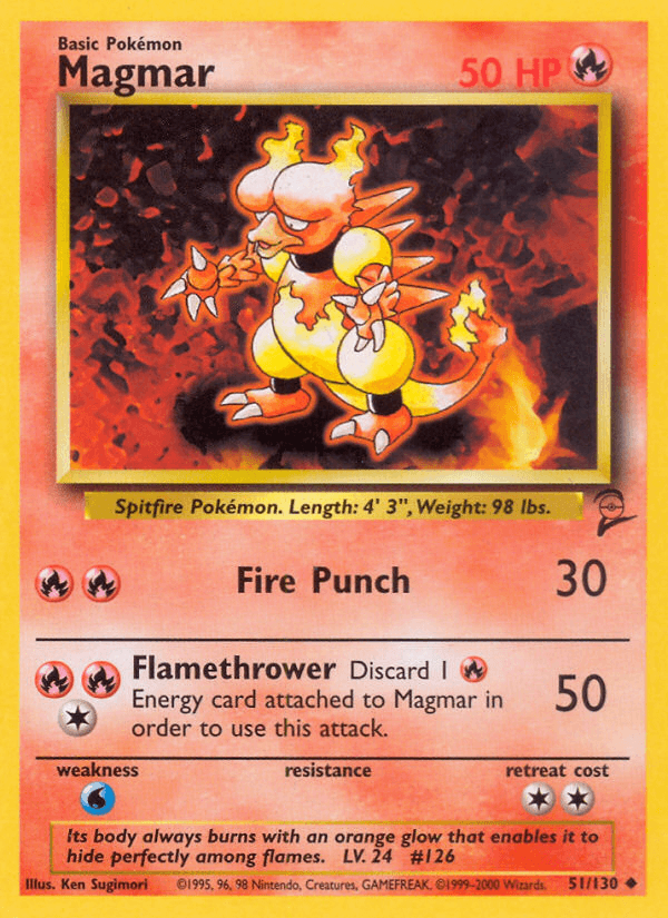 Magmar, kortbilde fra pokemontcg.io