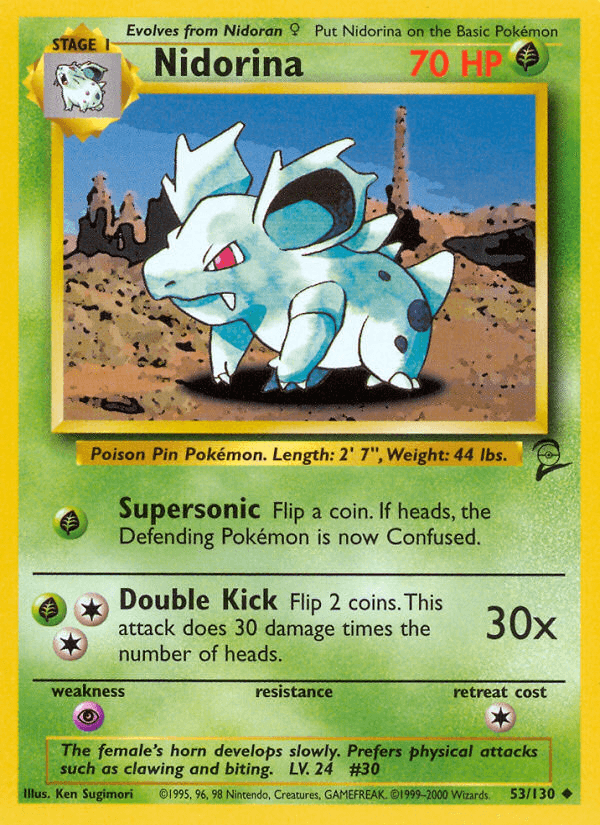 Nidorina, kortbilde fra pokemontcg.io
