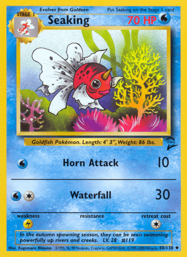 Seaking, kortbilde fra pokemontcg.io