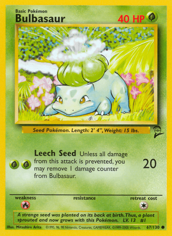 Bulbasaur, kortbilde fra pokemontcg.io