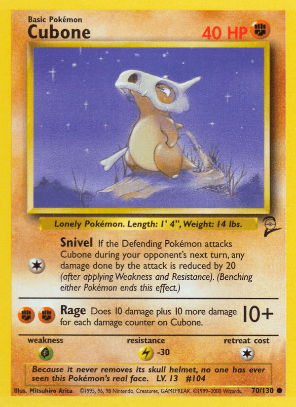Cubone, kortbilde fra pokemontcg.io