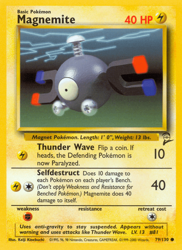 Magnemite, kortbilde fra pokemontcg.io