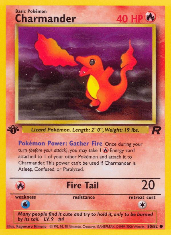 Charmander, kortbilde fra pokemontcg.io