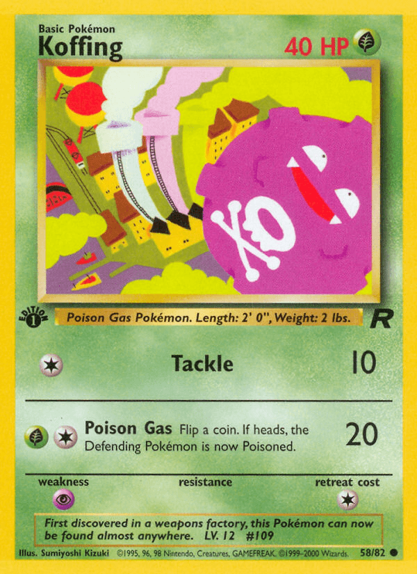 Koffing, kortbilde fra pokemontcg.io