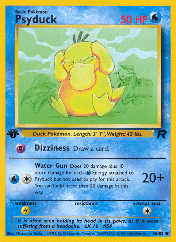 Psyduck, kortbilde fra pokemontcg.io