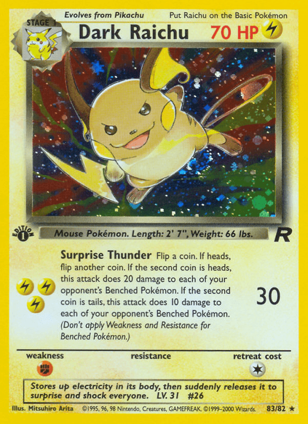 Dark Raichu, kortbilde fra pokemontcg.io