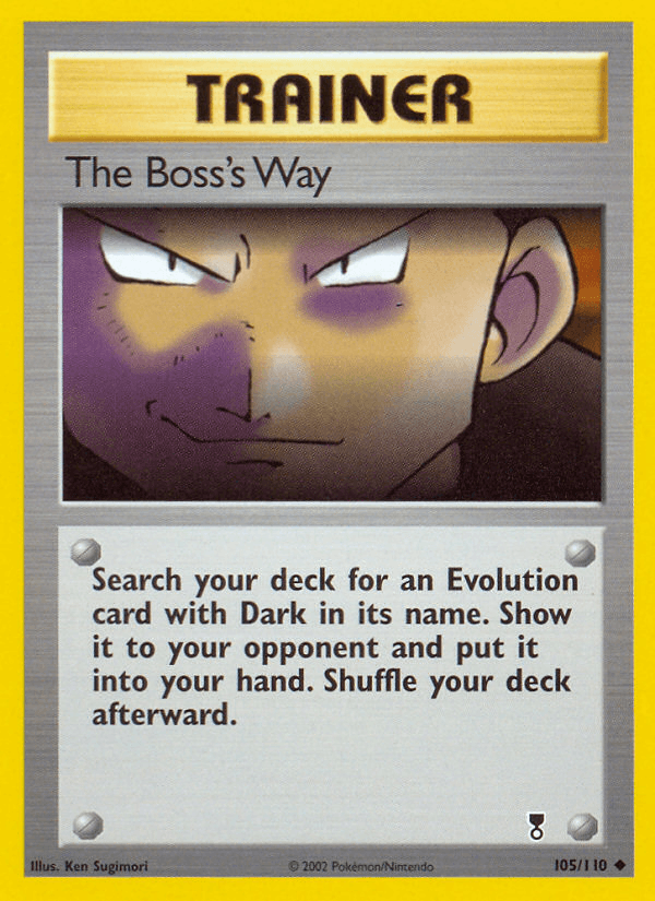 The Boss's Way, kortbilde fra pokemontcg.io