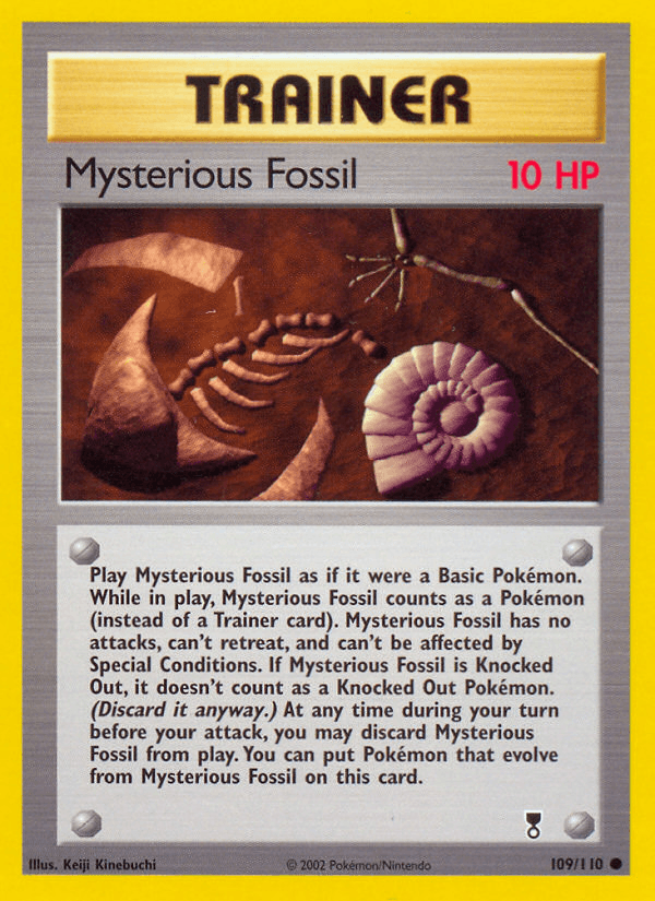 Mysterious Fossil, kortbilde fra pokemontcg.io