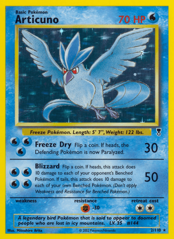 Articuno, kortbilde fra pokemontcg.io