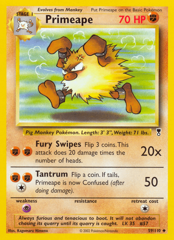 Primeape, kortbilde fra pokemontcg.io