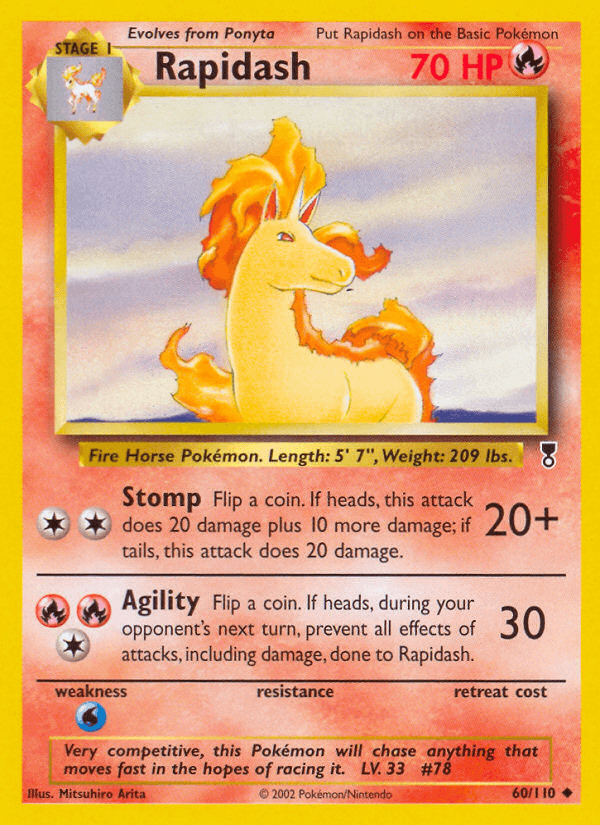 Rapidash, kortbilde fra pokemontcg.io