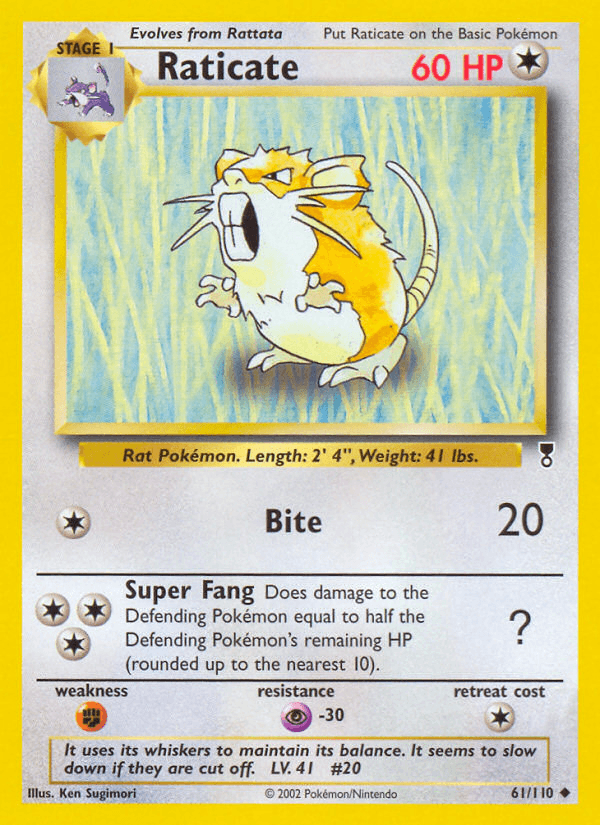 Raticate, kortbilde fra pokemontcg.io