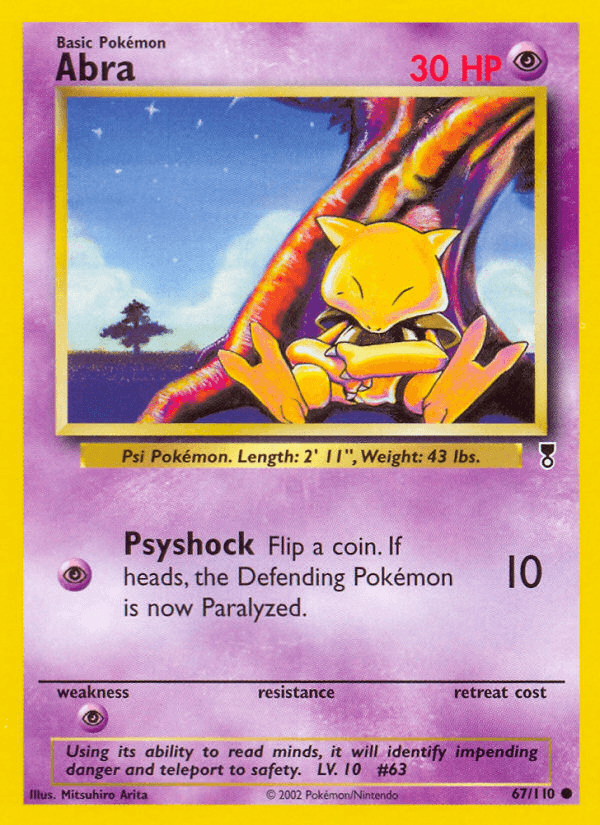 Abra, kortbilde fra pokemontcg.io