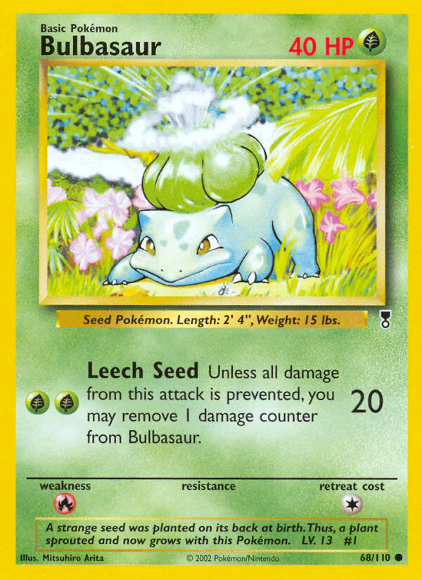 Bulbasaur, kortbilde fra pokemontcg.io