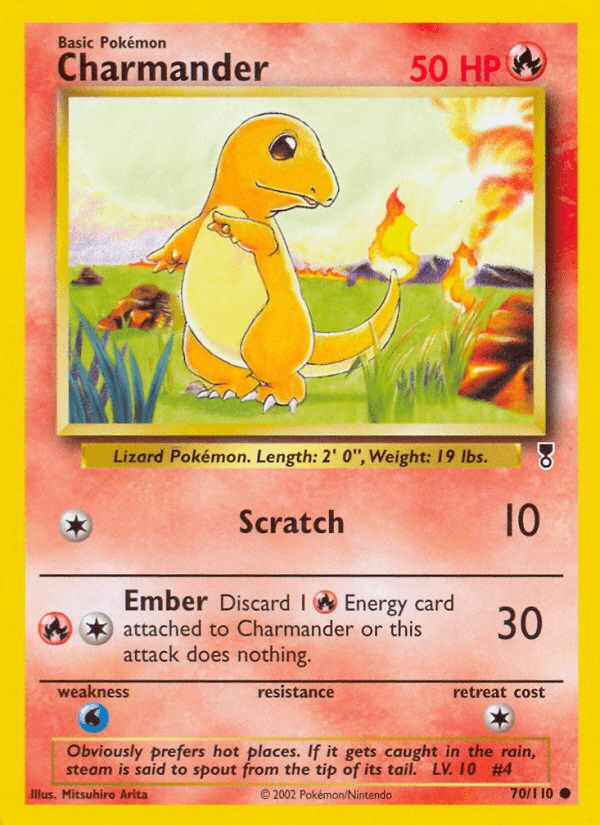 Charmander, kortbilde fra pokemontcg.io