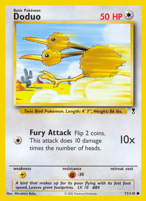 Doduo, kortbilde fra pokemontcg.io