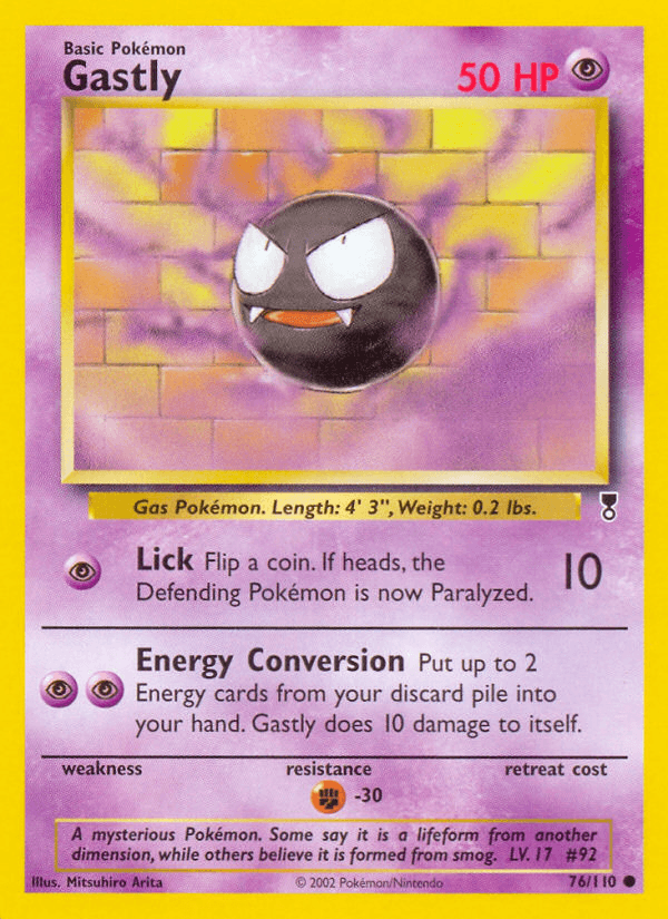 Gastly, kortbilde fra pokemontcg.io