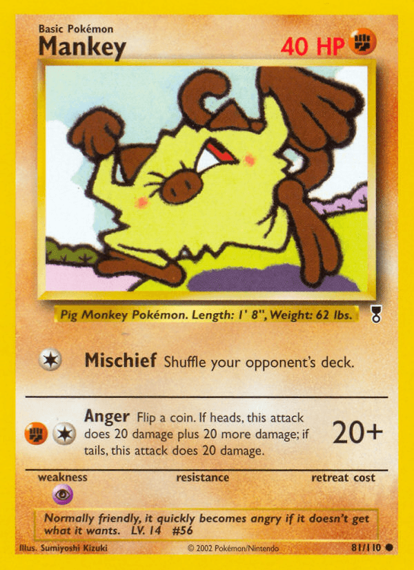 Mankey, kortbilde fra pokemontcg.io