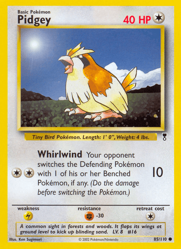 Pidgey, kortbilde fra pokemontcg.io