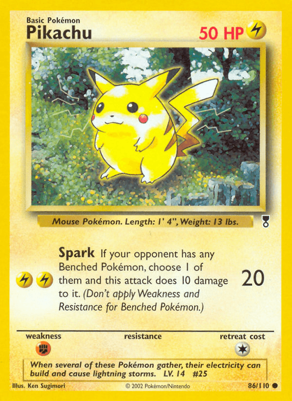 Pikachu, kortbilde fra pokemontcg.io