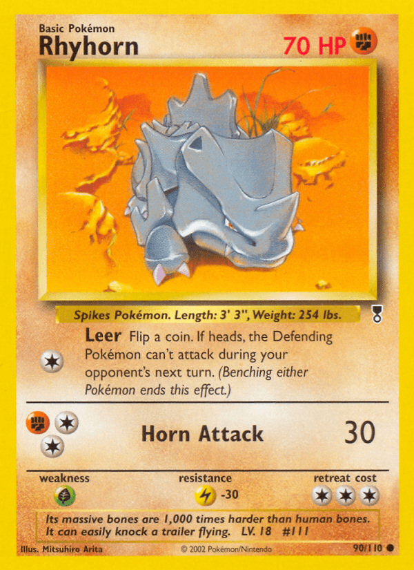 Rhyhorn, kortbilde fra pokemontcg.io