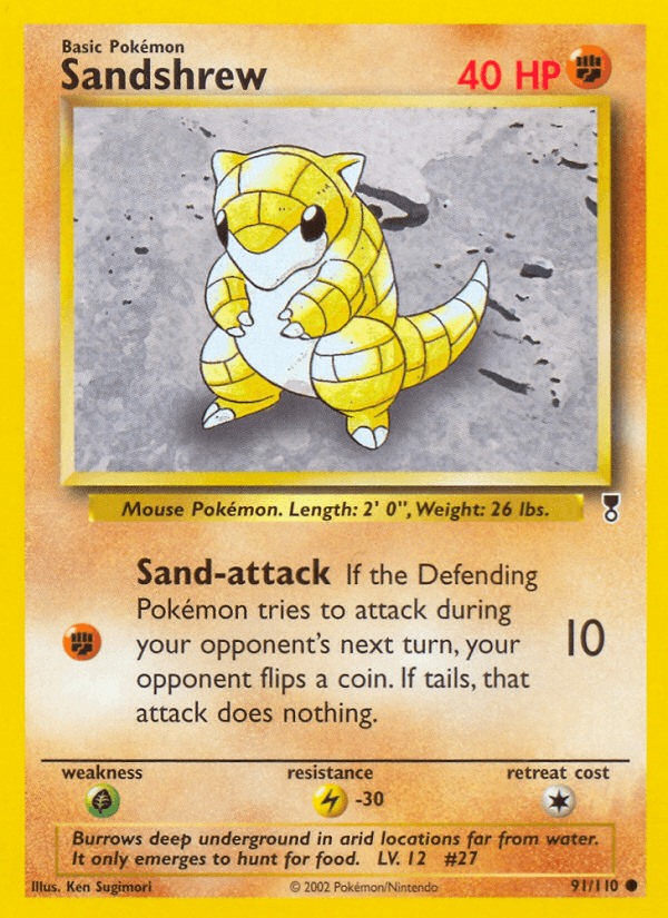 Sandshrew, kortbilde fra pokemontcg.io