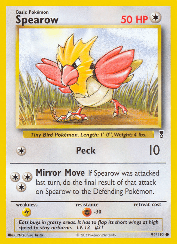 Spearow, kortbilde fra pokemontcg.io