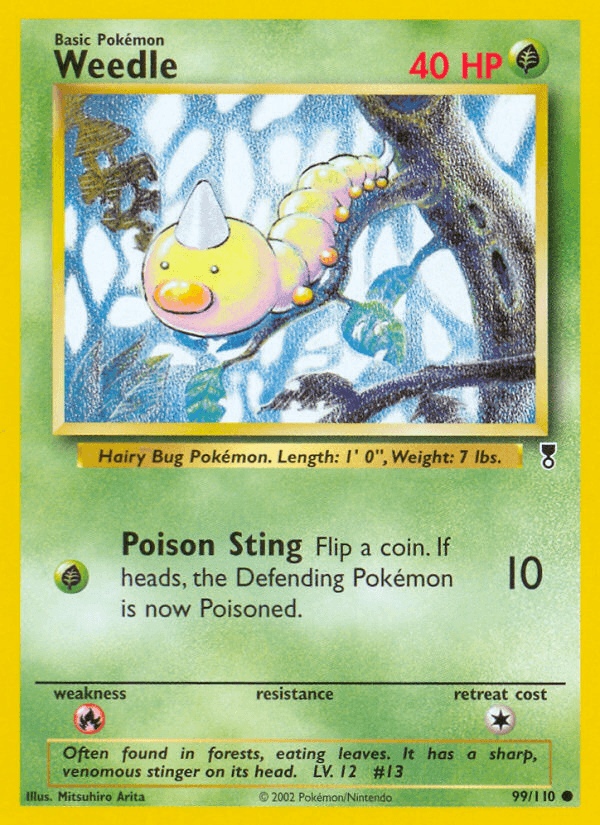 Weedle, kortbilde fra pokemontcg.io
