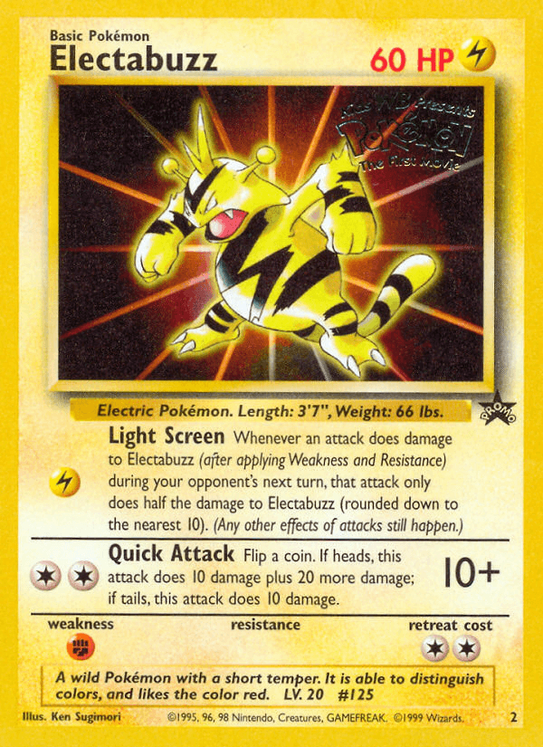 Electabuzz, kortbilde fra pokemontcg.io