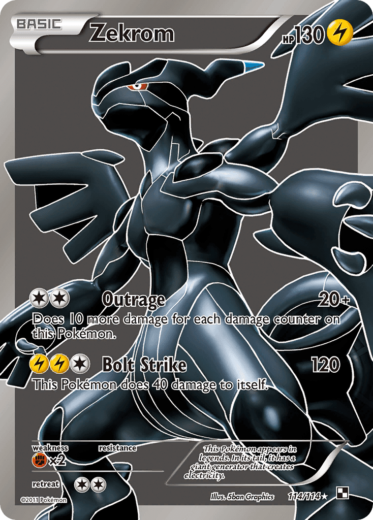 Zekrom, kortbilde fra pokemontcg.io
