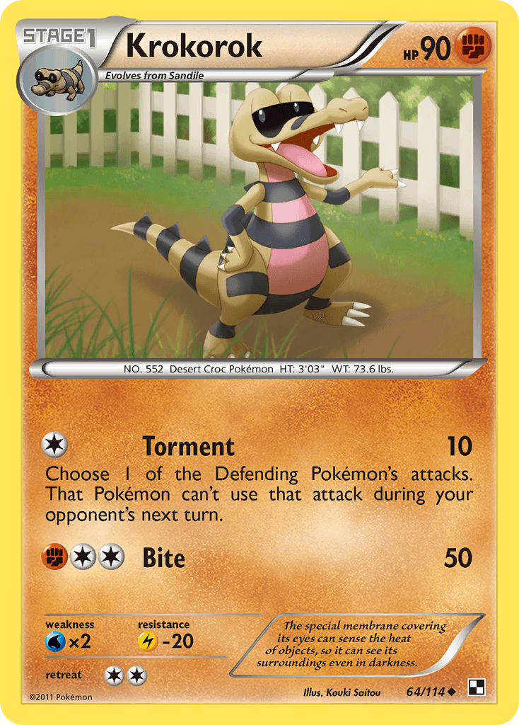 Krokorok, kortbilde fra pokemontcg.io