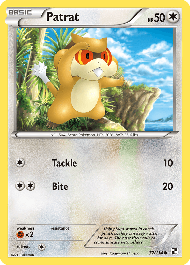 Patrat, kortbilde fra pokemontcg.io